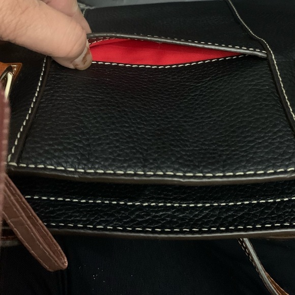 Dooney & Bourke Black Pebbled Leather Lexington Tote Bag - Picture 8 of 15